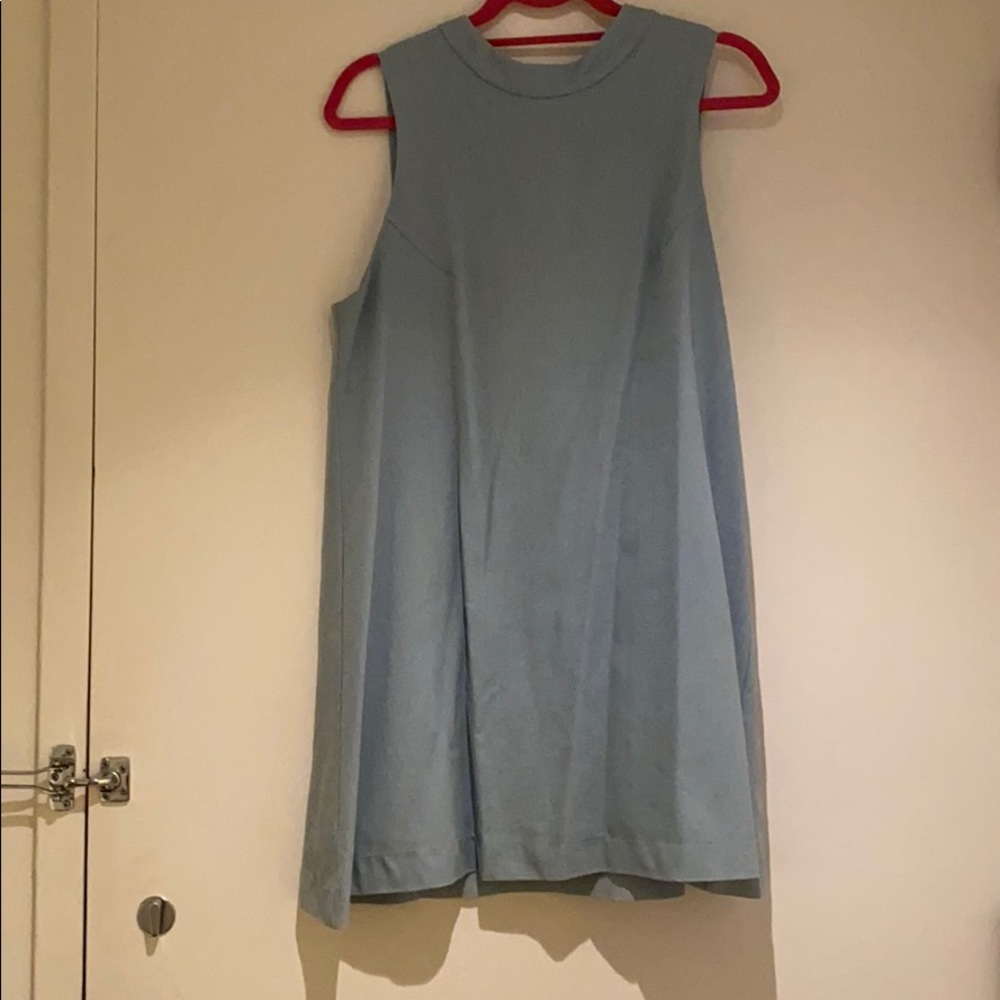 Blue A-Line Dress